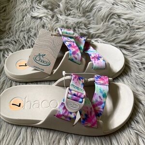 Chaco Multicolor Tie-Dye Sandals